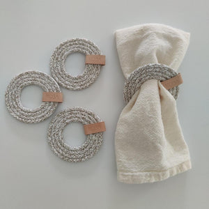 Flat Wrap napkin ring  UNI Soft Boho Melé