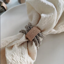 Afbeelding in Gallery-weergave laden, Round Loop napkin ring  UNI Boho Mele