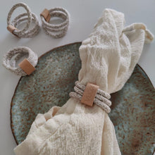 Afbeelding in Gallery-weergave laden, Round Loop napkin ring  UNI Soft Boho Mele