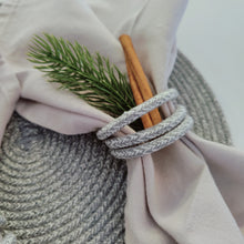 Load image into Gallery viewer, Round Loop napkin ring UNI Pastel Grey